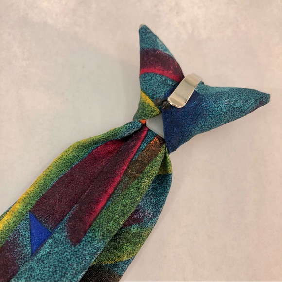 Boys Clip-On  Multicolor Neck Ties (set of 2) - Picture 9 of 11